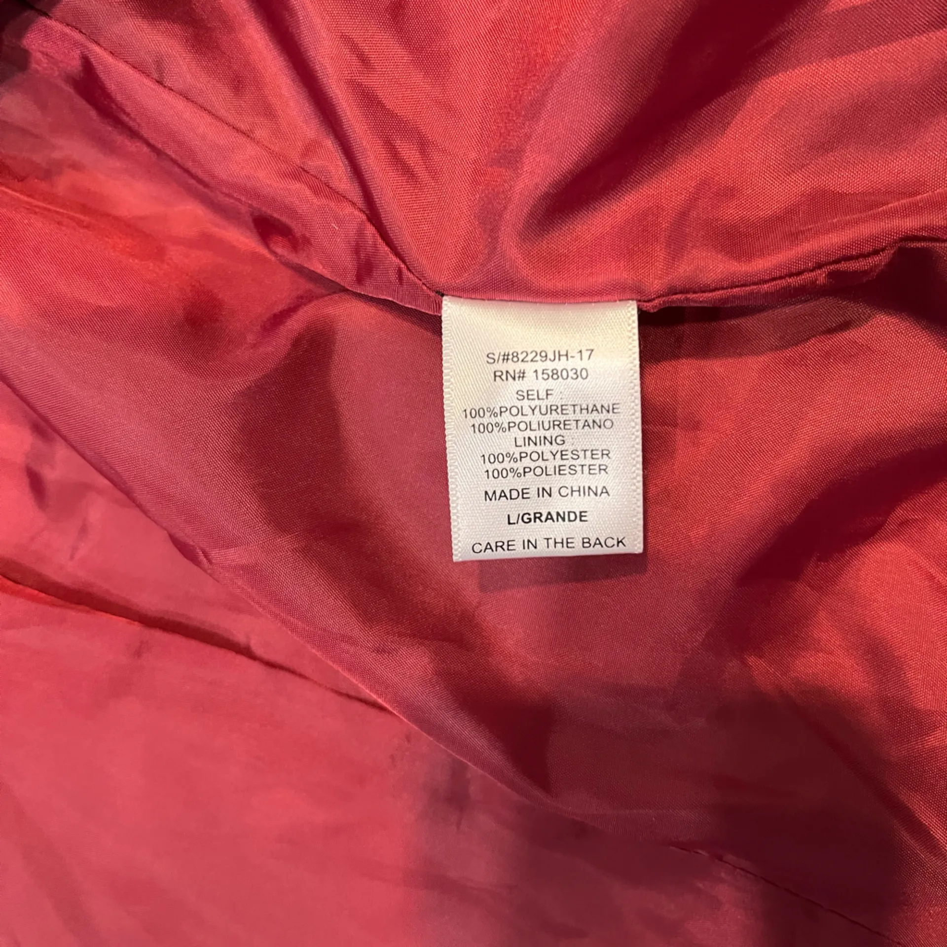 Love Tree‎ Black Leather Moto Jacket Asymmetrical Design - Image 8