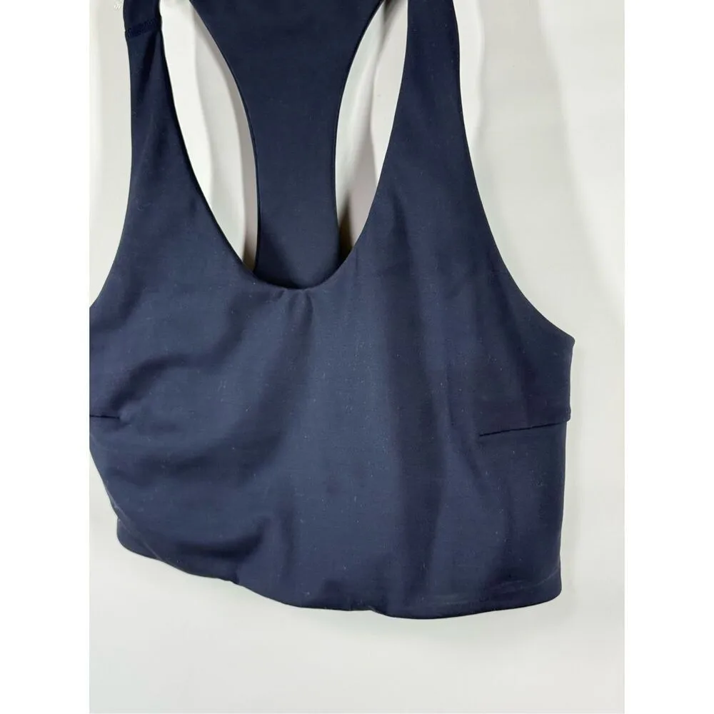 Zella  sports bra navy blue size small - Image 2