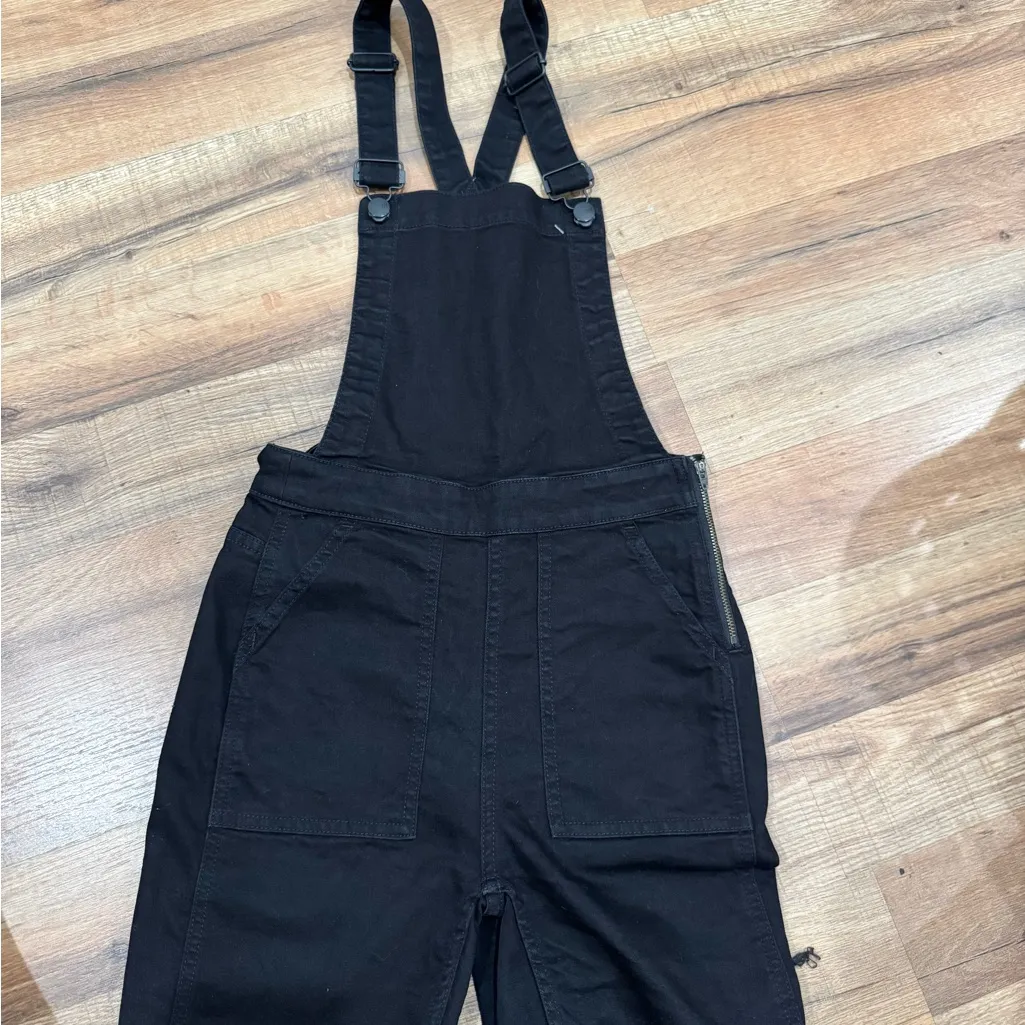 Madewell Women's Black Denim Overall - Image 6