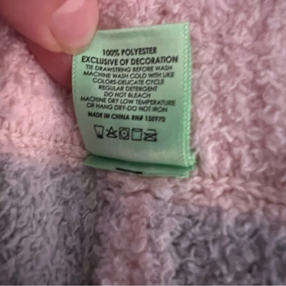 NWT Honeydew Intimates Chenille Pink Glisten Heart Print Jogger Pants Size Large - Image 15