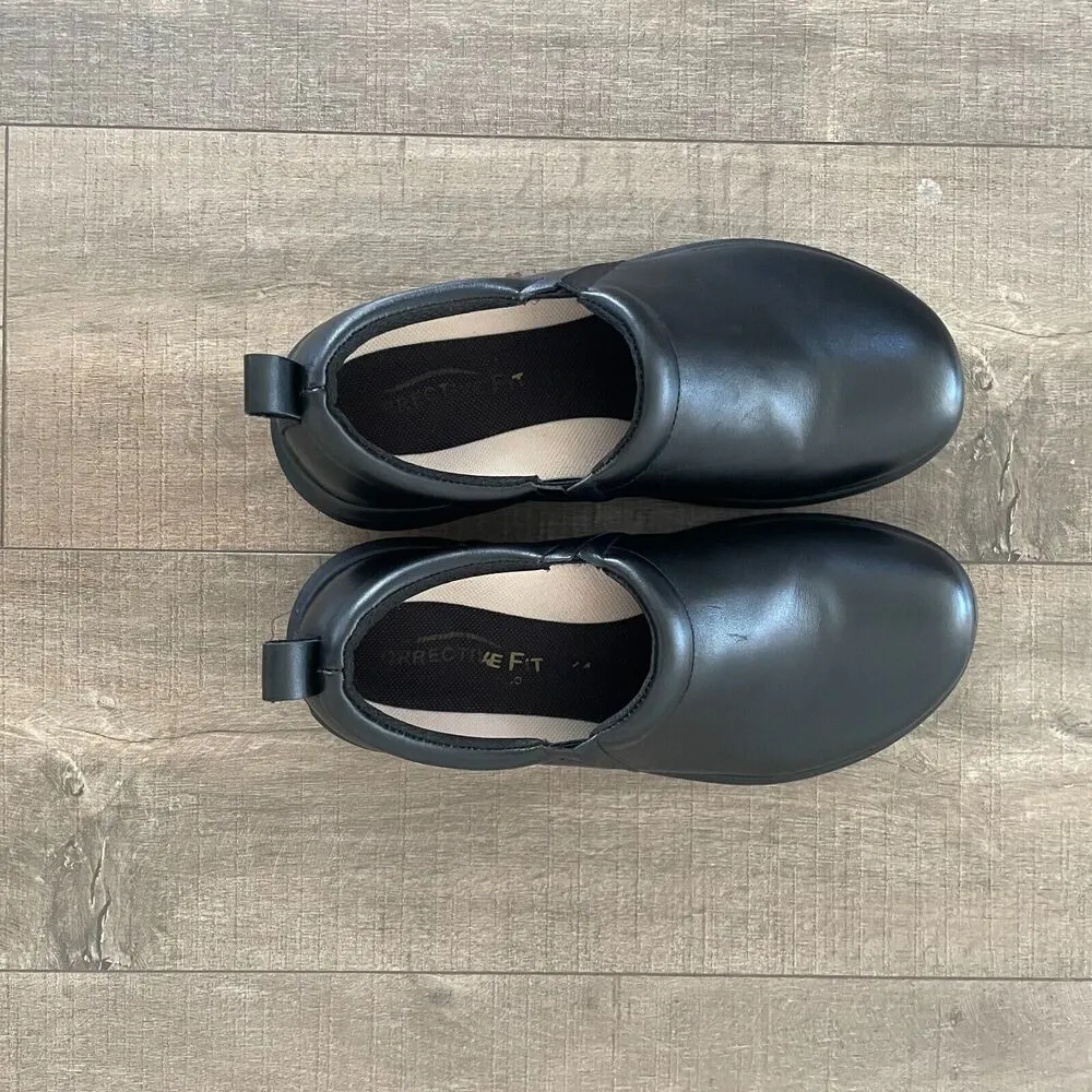 Gdefy Emma Gravity Defyer Clogs Women Shoes Sz 11 Black Leather TB7213FL Comfort - Image 2