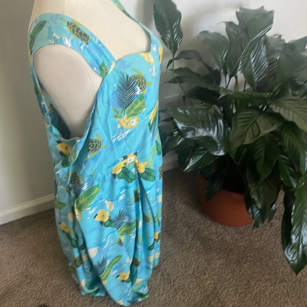 ModCloth dress Jill Tropical powder blue floral
Turtles Swing plus dress Sz 20 - Image 10