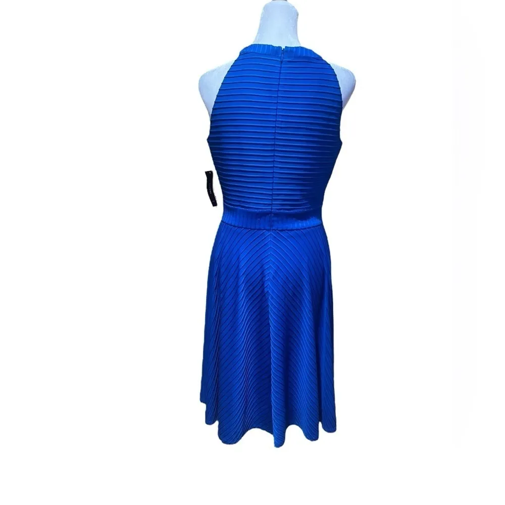 Alfani Cobalt Sea Fit and Flare Sleeveless Dress Size 6 NWT - Image 2