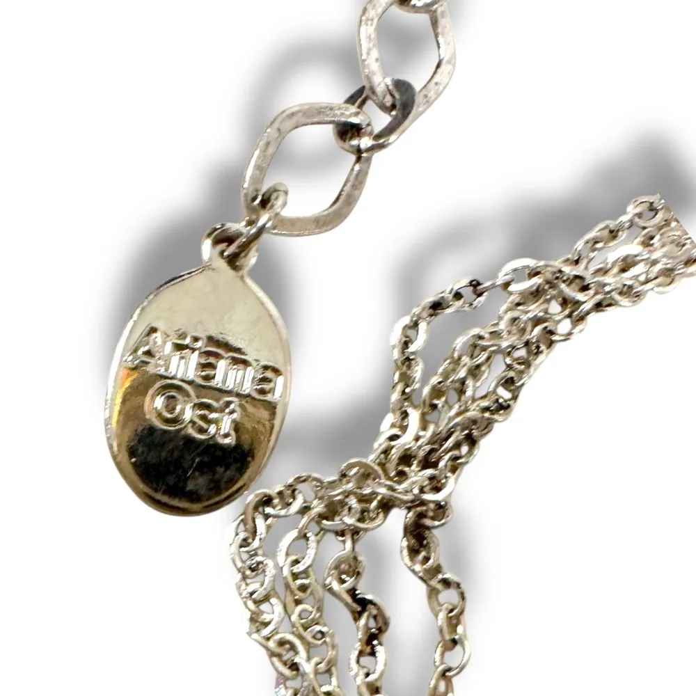 Free People Ariana Ost Wray Necklace NWT Crystal Layered Heart Bohemian Beaded - Image 14