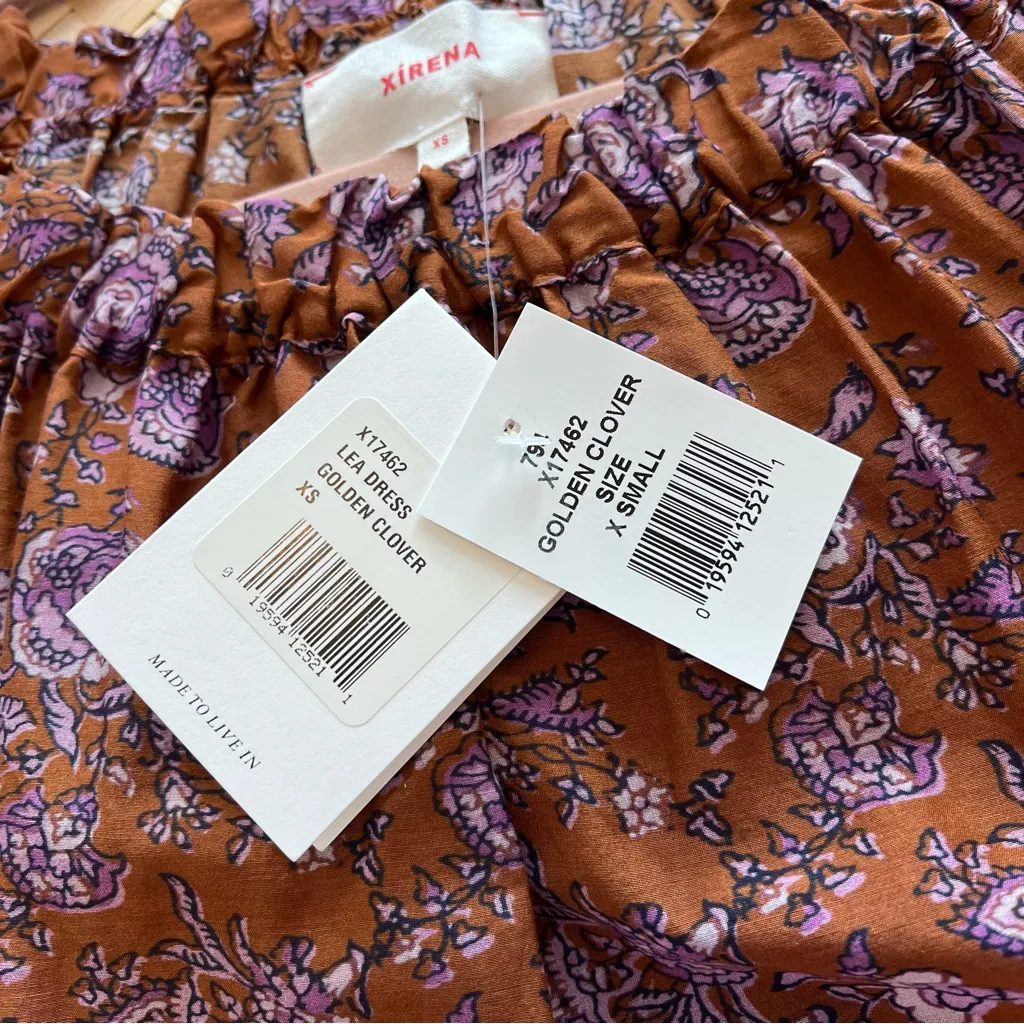 xirena Lea dress in golden clover‎ new with tags Brown Size XS - Image 7