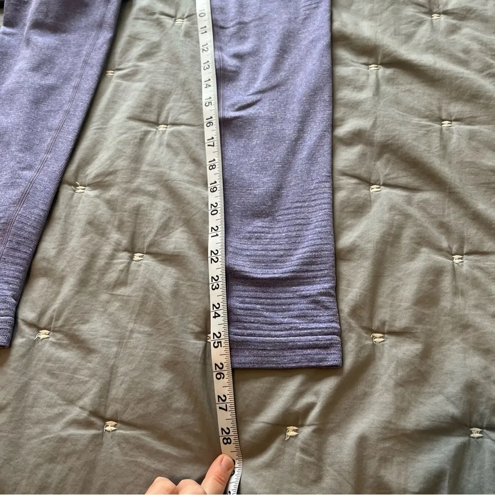 CRVS Curves and Combat Boots Women's Purple Seamless Activewear Leggings Size M Size M - Image 9