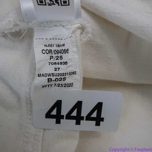 NEW Madewell The Perfect Vintage Wide-Leg Jean in Tile White,‎ 27,NJ021 - Image 16