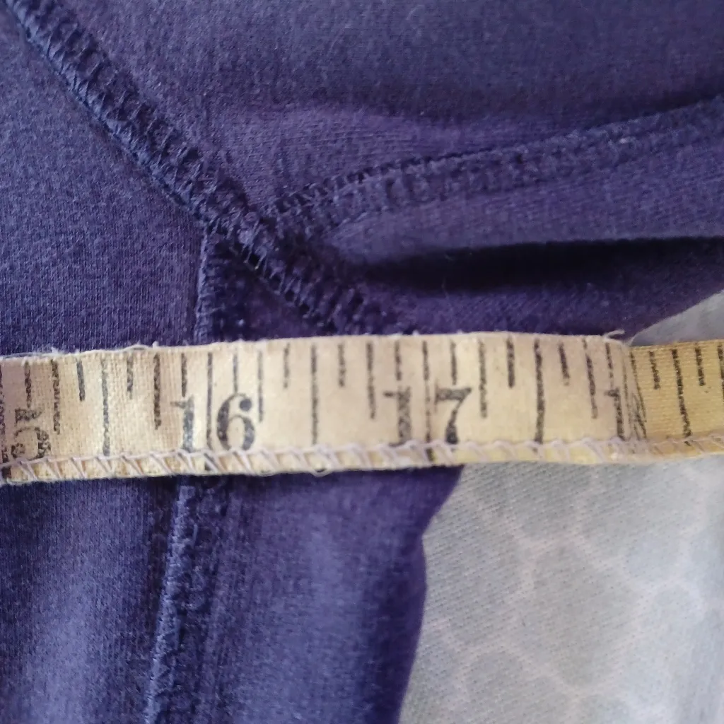 Kenneth Cole Reaction Purple Women's Full Zip Sweatshirt Coat Sz Small. - Image 3