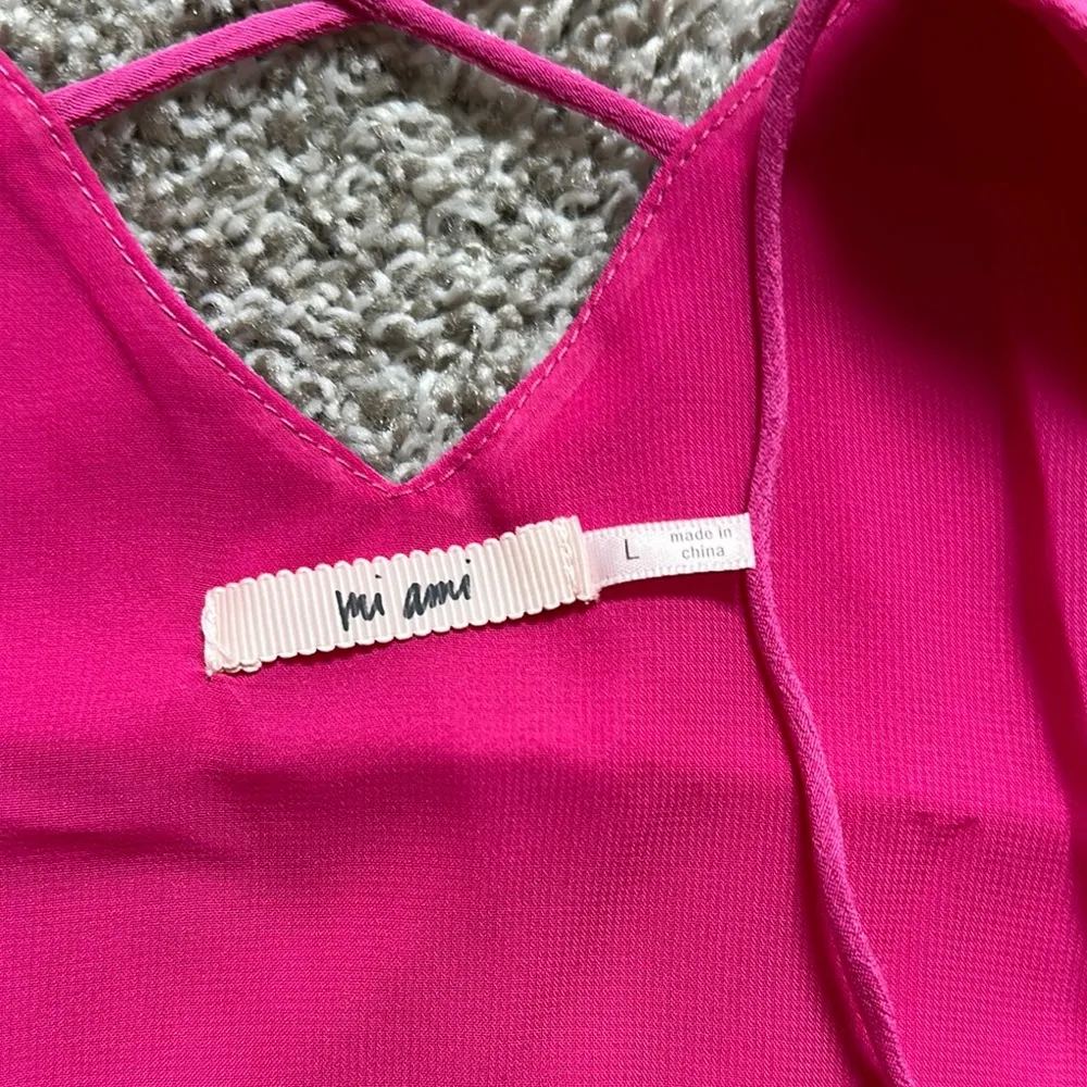 Mi Ami Pink Women's Top Size L - Image 6