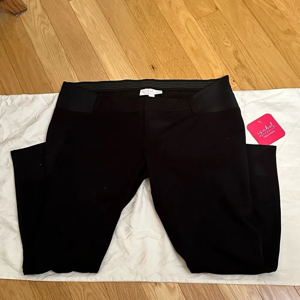 Isabel Maternity  Black Skinny Pants Size 10 NWT - Image 9