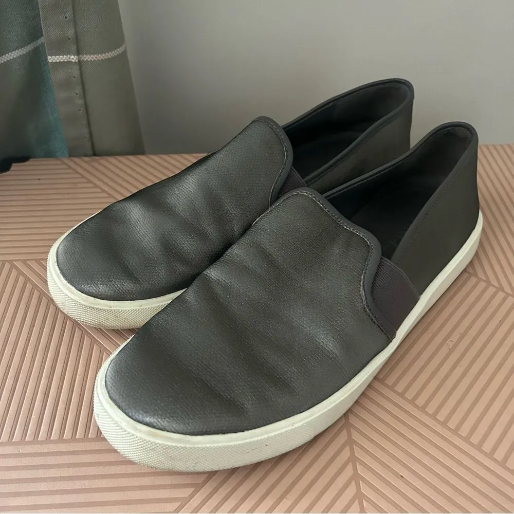 Vince Slip On Sneakers Dark Gray Casual Neutral Trendy - Image 5