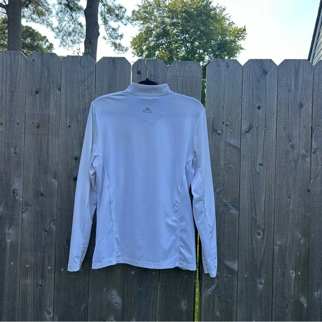 Peter millar pine needles Quarter-Zip golf jacket size XL in woman’s fall cozy - Image 10