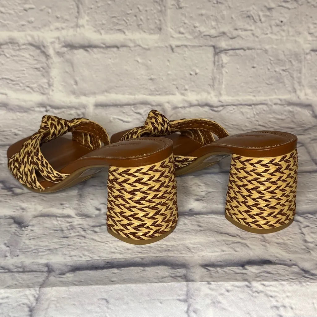 Universal Thread Tan and Brown Woven Mules - Image 3