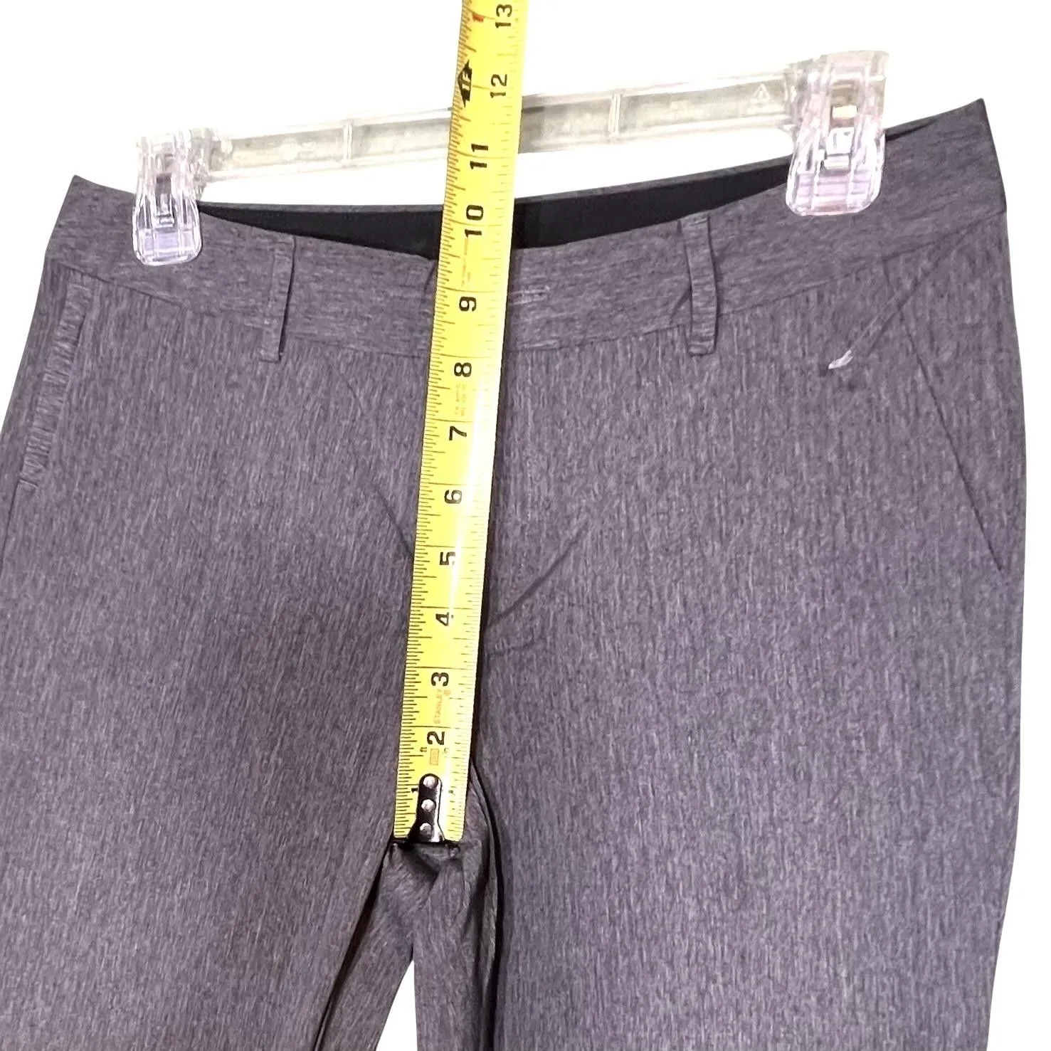 Eddie Bauer Pants Womens Petite 4 Gray Nylon Stretch Hiking Travel Lightweight - Image 11