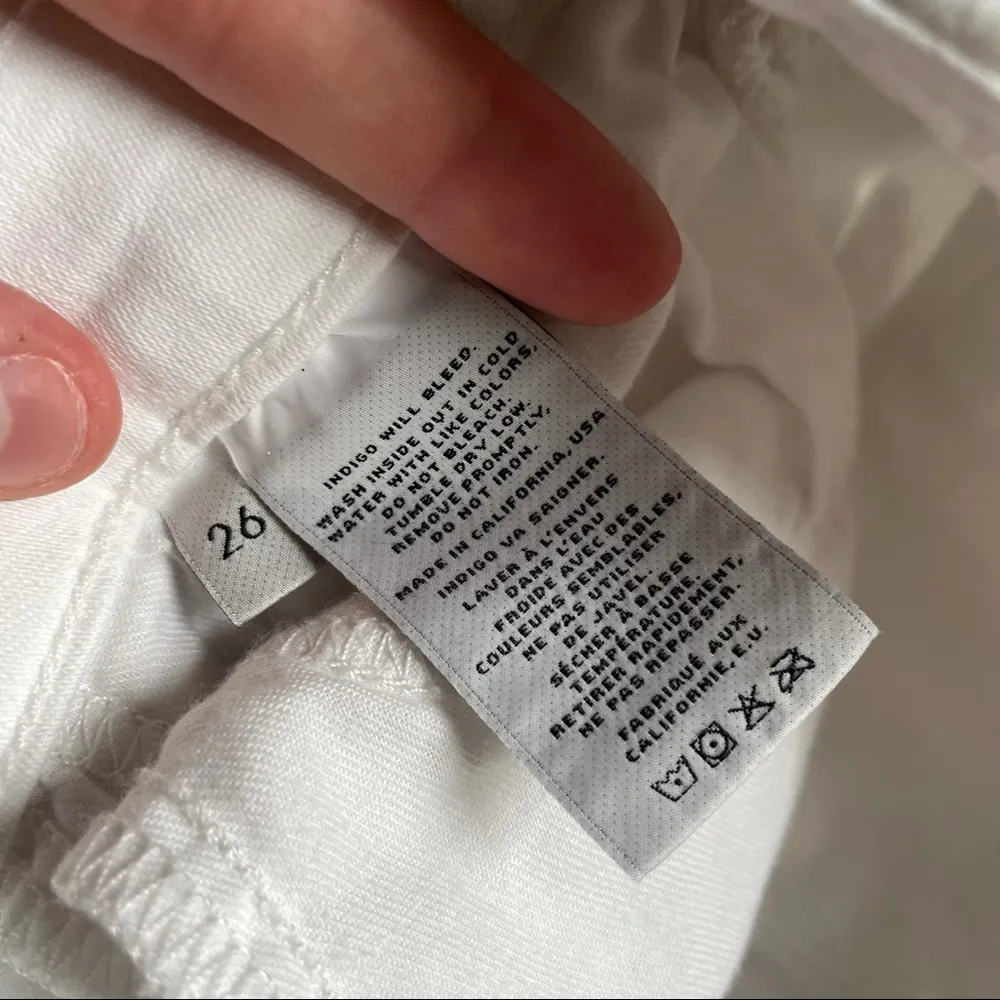 J Brand White Denim Jean - Image 2