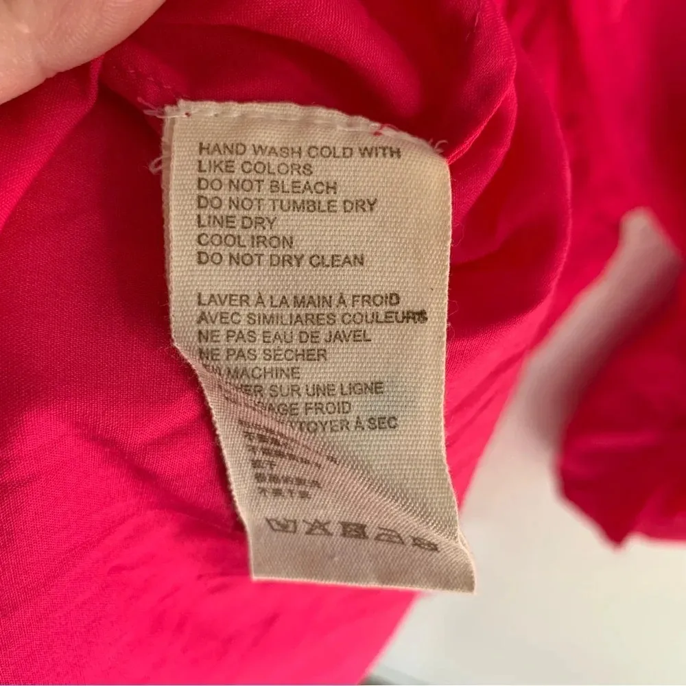 Anthropologie Let Me Be Forever That Girl Mini Dress Pink Sz XXS - Image 6