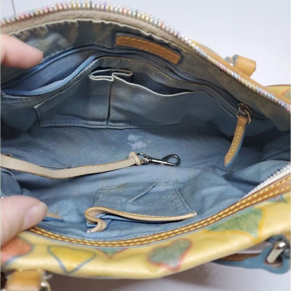 Dooney & Bourke Heart Patterned Bag 10.5"x5" - Image 5