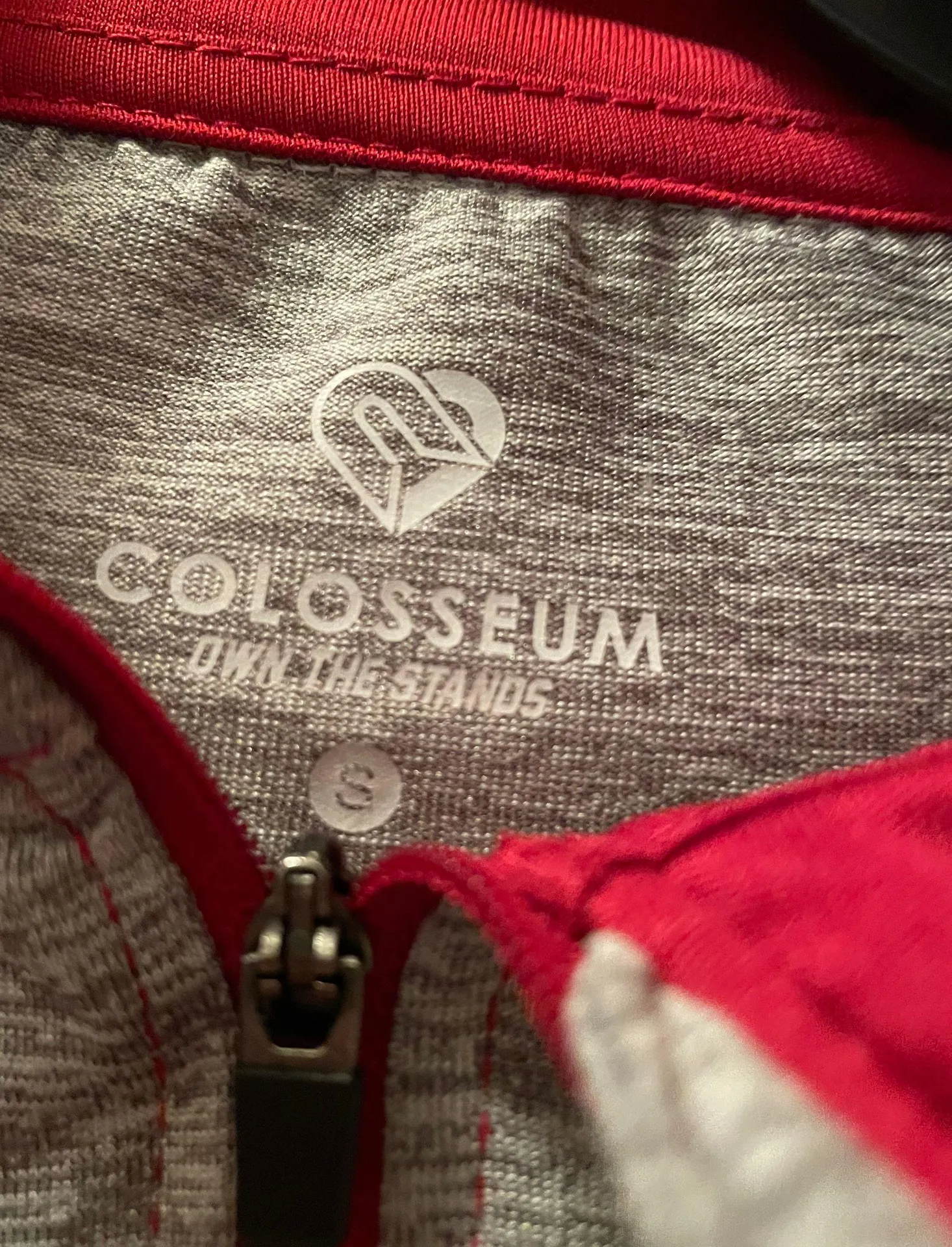 Indiana University Quarter Zip Gray - Image 3