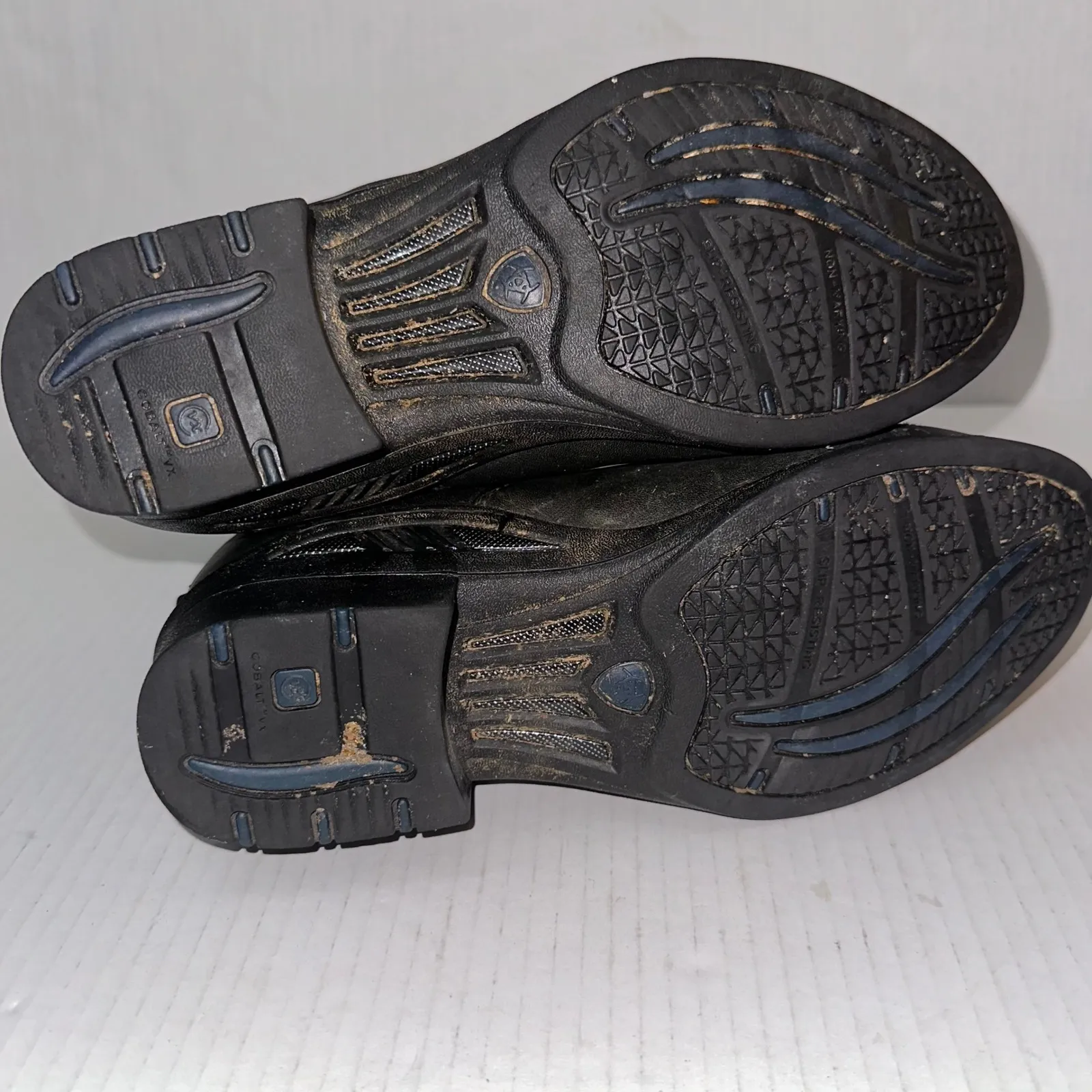 Ariat Devon Pro Zip Paddock Boots Womens 7.5B Black Leather Front Zip Equestrian - Image 9