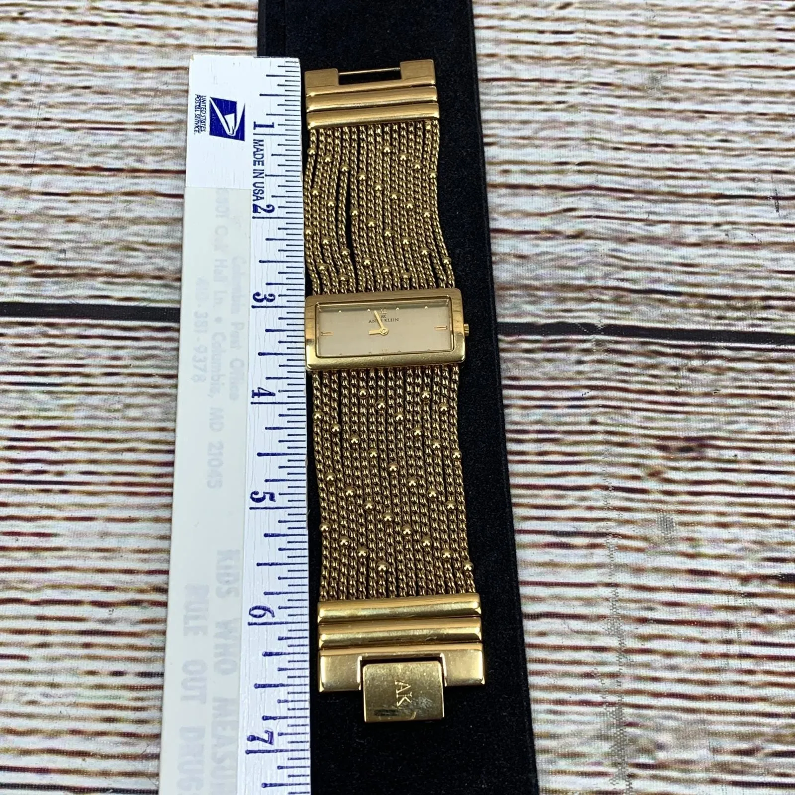 Anne Klein Gold Tone Multi Strand Chain Bracelet Watch‎ 10/7512 751H Tested - Image 7