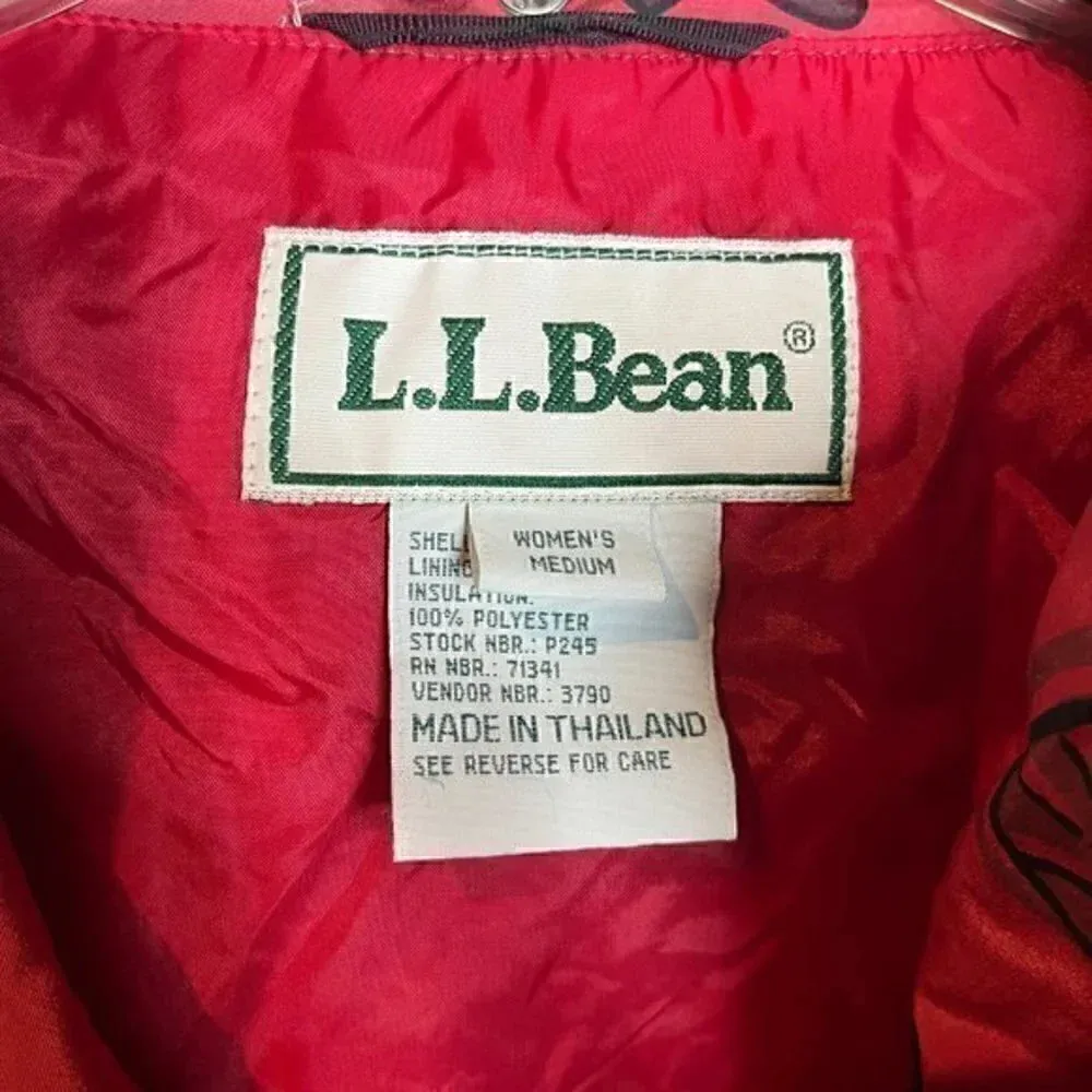 L.L.Bean Vintage  patterned kangaroo pouch pullover parka - Image 4