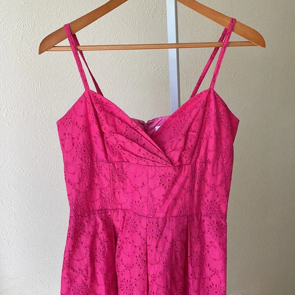 🩷 Lilly Pulitzer beautiful pink eyelet midi tank dress - Image 2