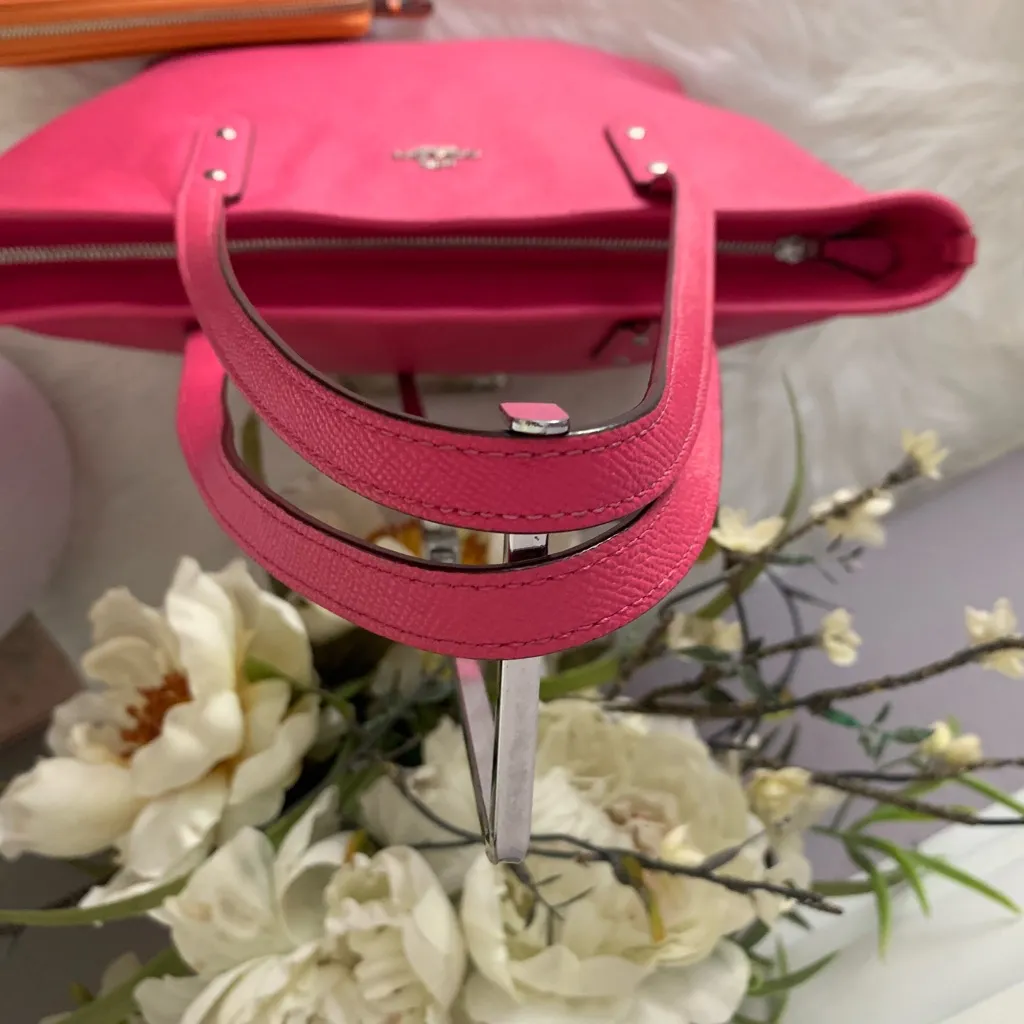 Coach Pink Tote Bag & Wallet - Image 4