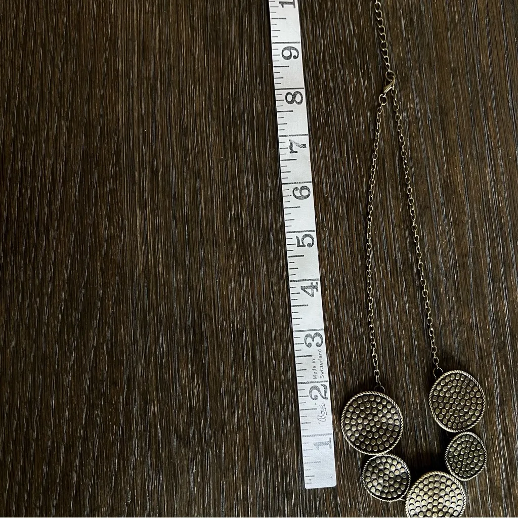 Antique gold tone Set Necklace+2 pairs of earrings, custom Jewelry - Image 8