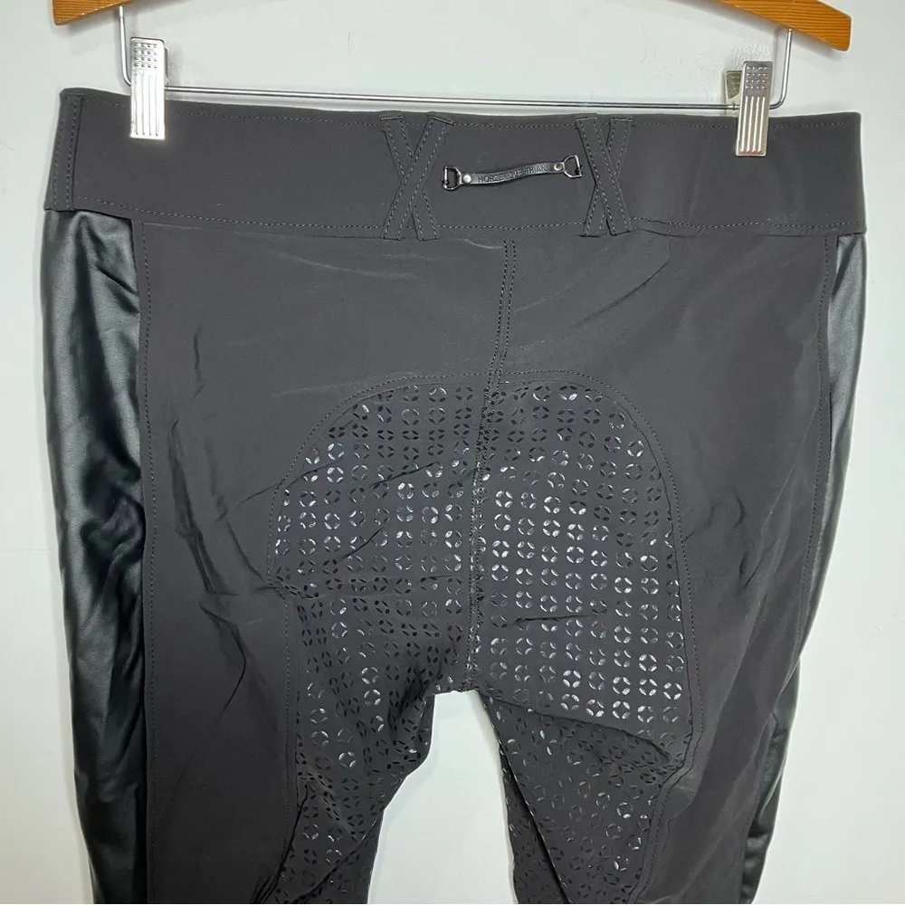 Horze Equestrian riding Pants tights silicone seat black size 32 - Image 8