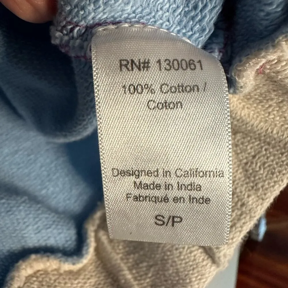 L*Space Colorblock Crop Hoodie Y2K Full Zip Jacket Athleisure Loungewear Relax - Image 9