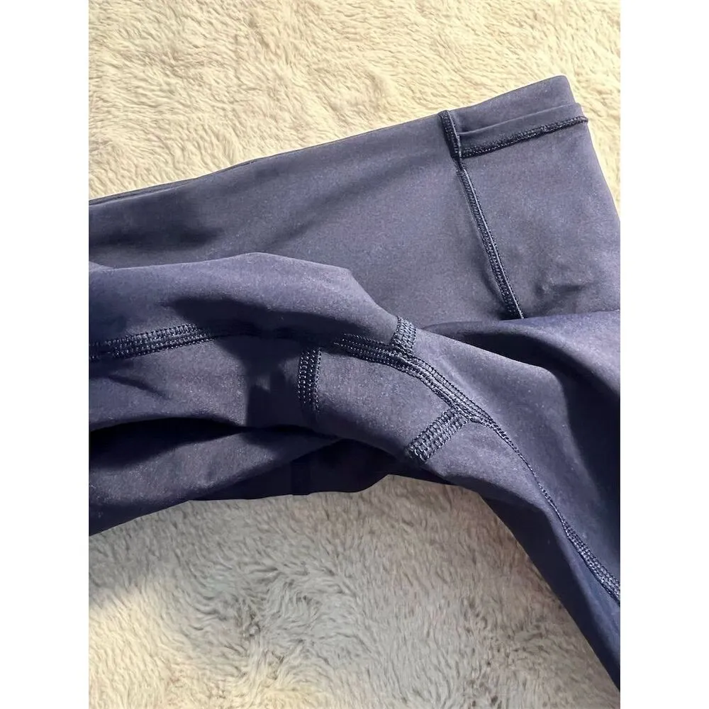 Lululemon Women's Fast Free Crop II Leggings Blue Size 4 High - Image 5