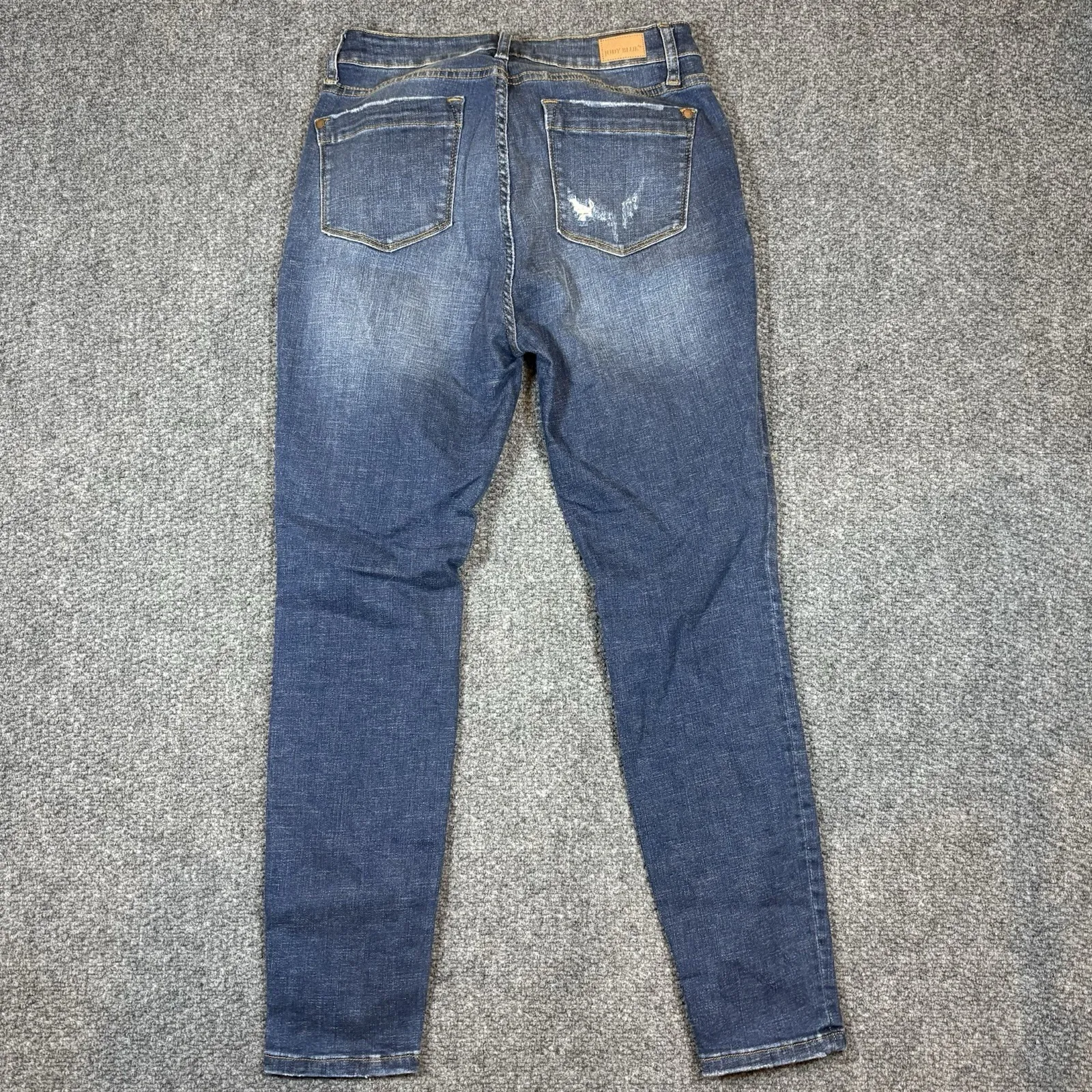 Judy Blue Jeans Skinny Fit Womens 9/29 Blue Button Fly - Image 2