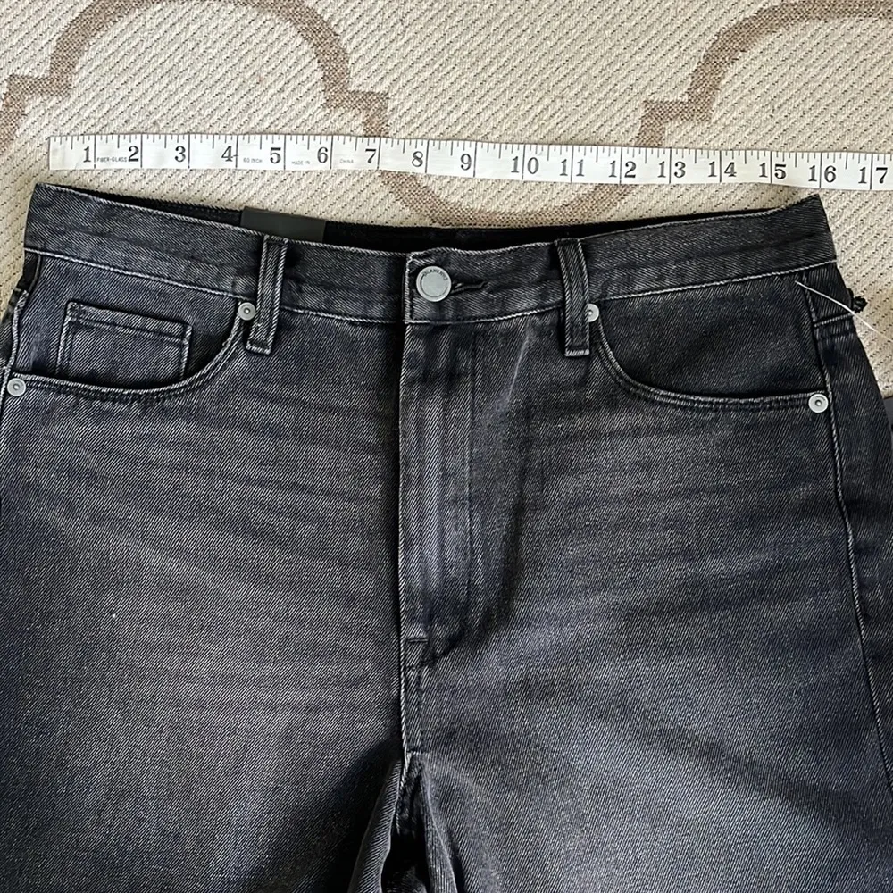 BLANKNYC Ludlow crop girlfriend long cut off short off gray - Image 9