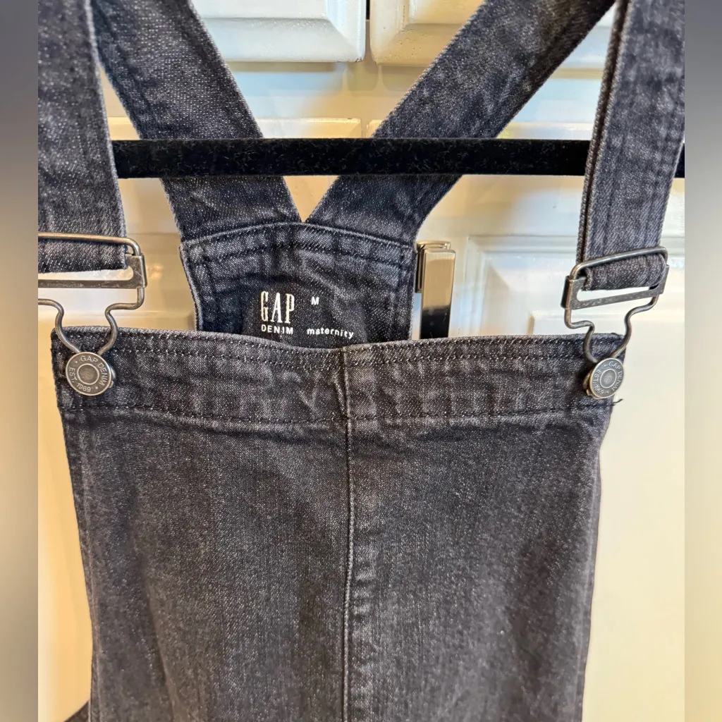 Maternity Gap Denim Overalls - Image 5