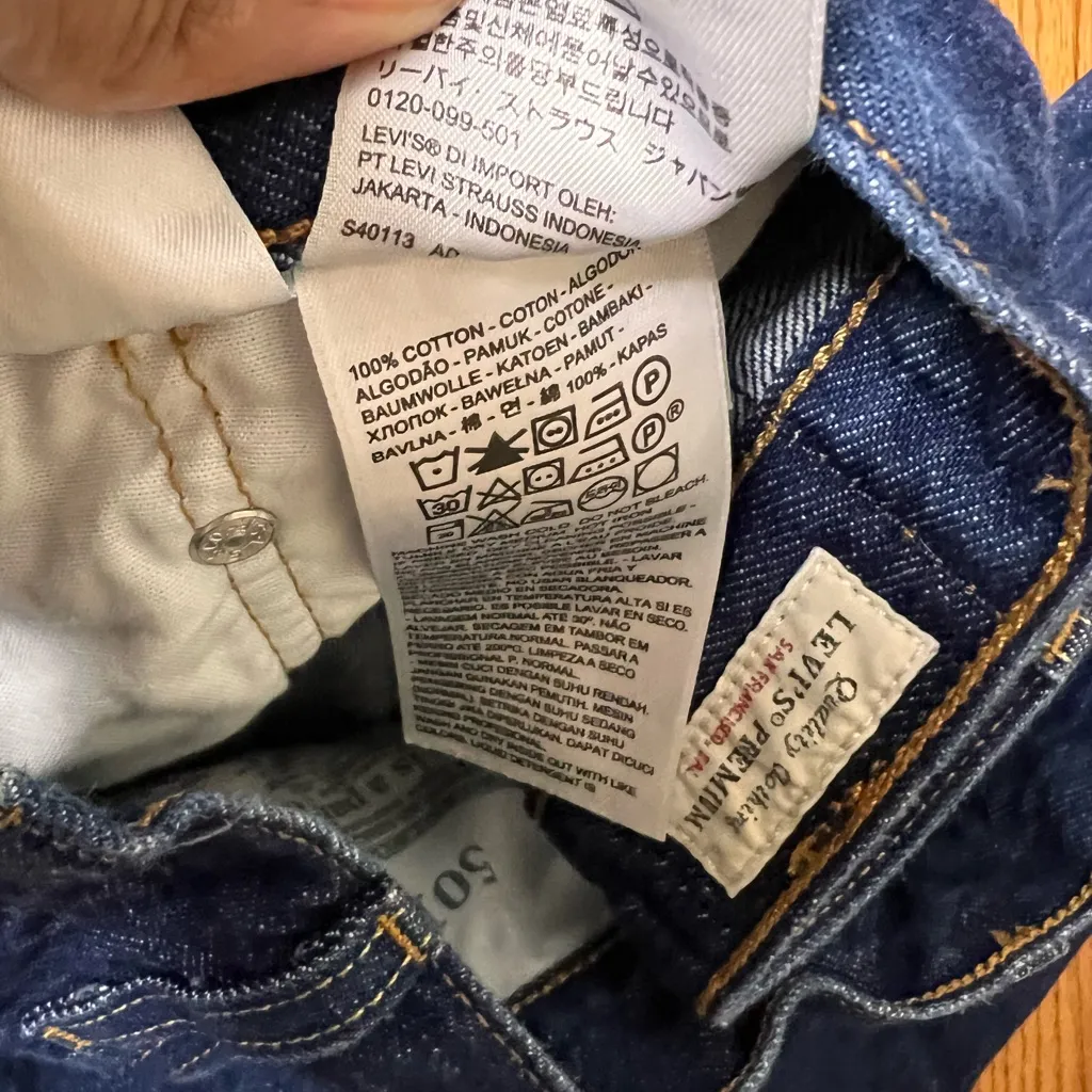 Levi's 501 Dark-wash Straight Jeans - Image 6