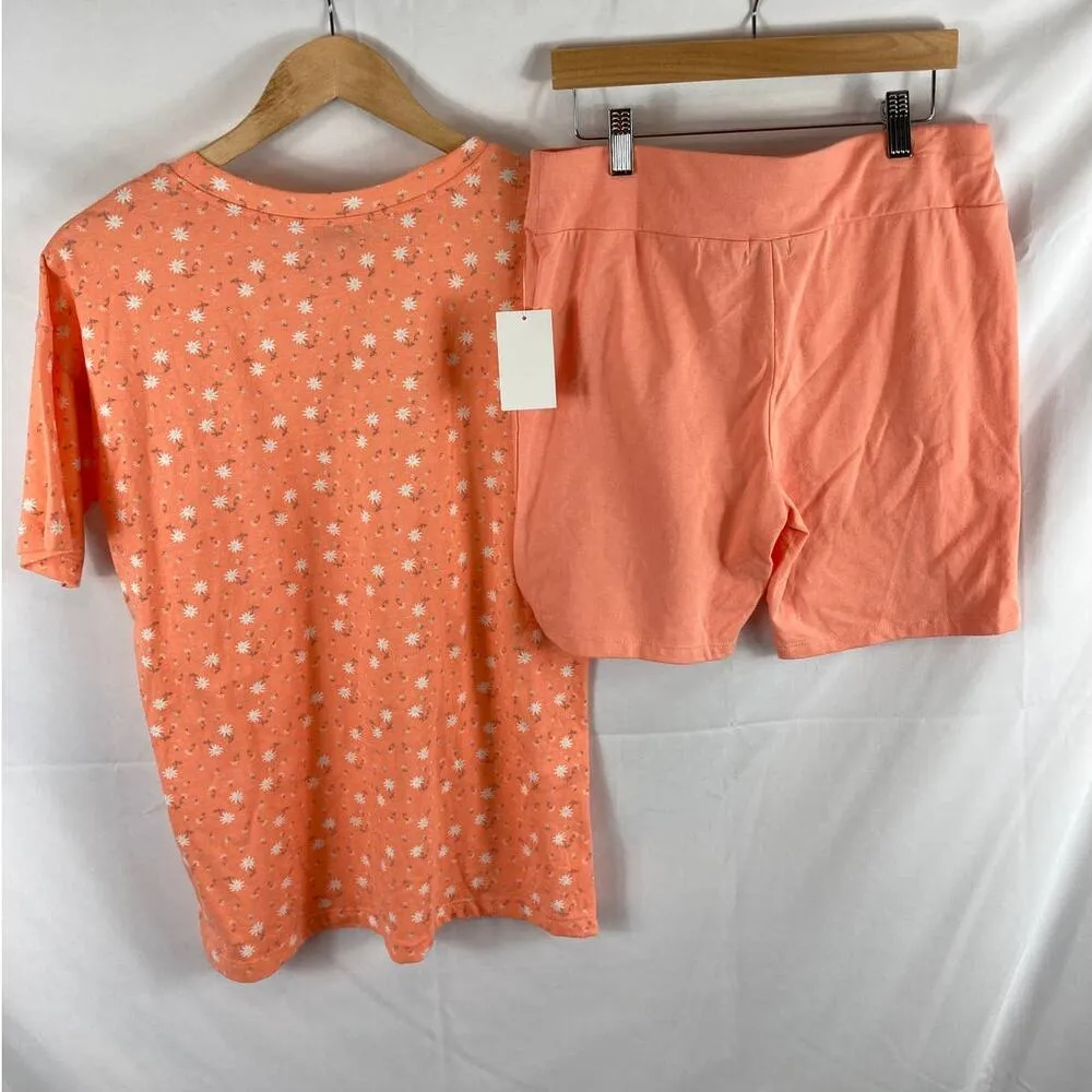 NWT Love Fire Junior's Tshirt and Bike Short Set Size XL - Image 4