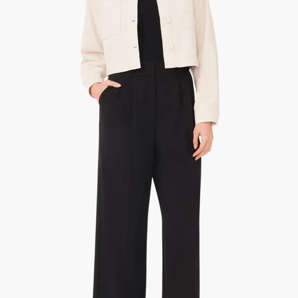 Halogen Natural Beige Patch pocket cropped Jacket - Image 5