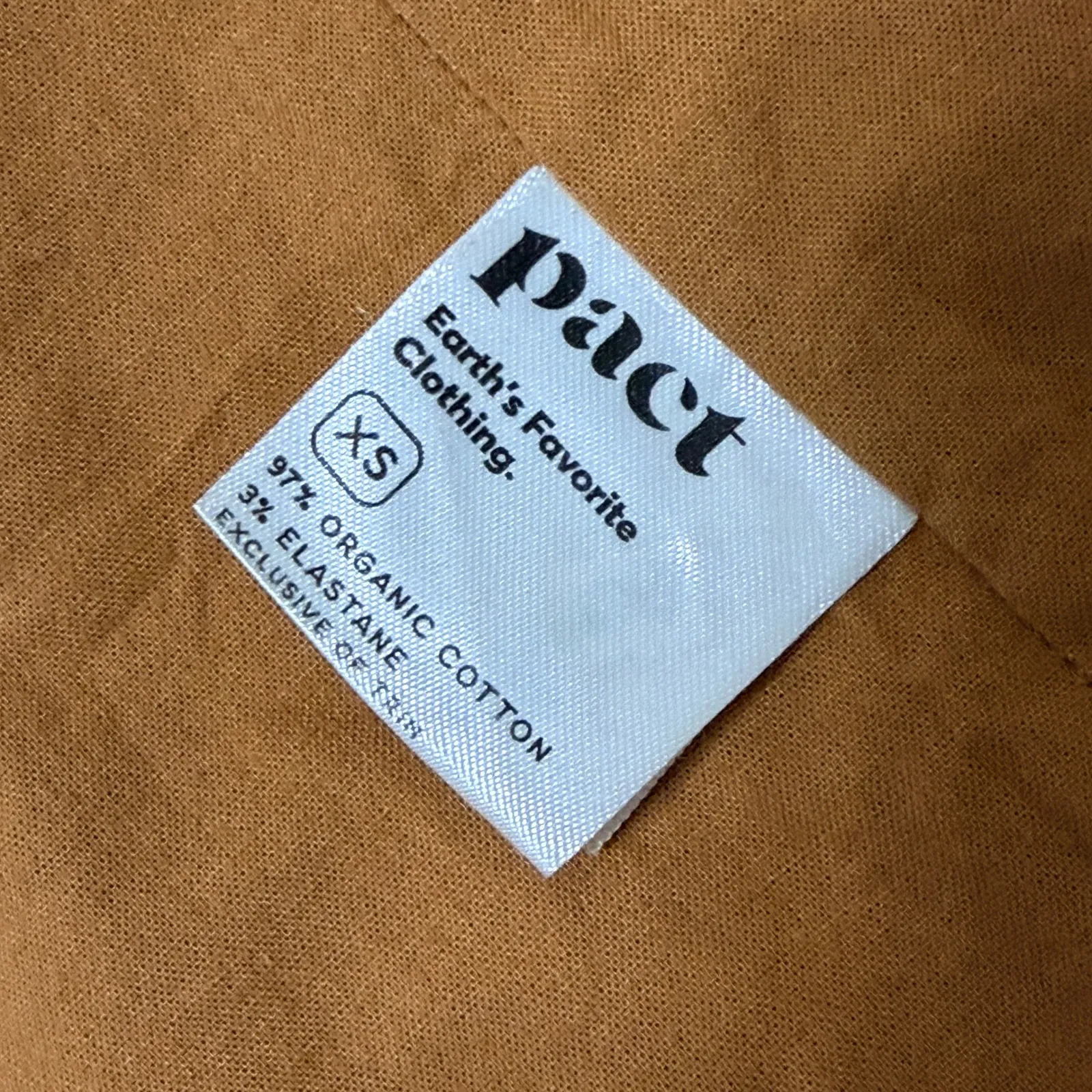 Pact Utility Field Jacket Womens XS Organic Cotton Pockets Cargo Orange Twill - Image 5