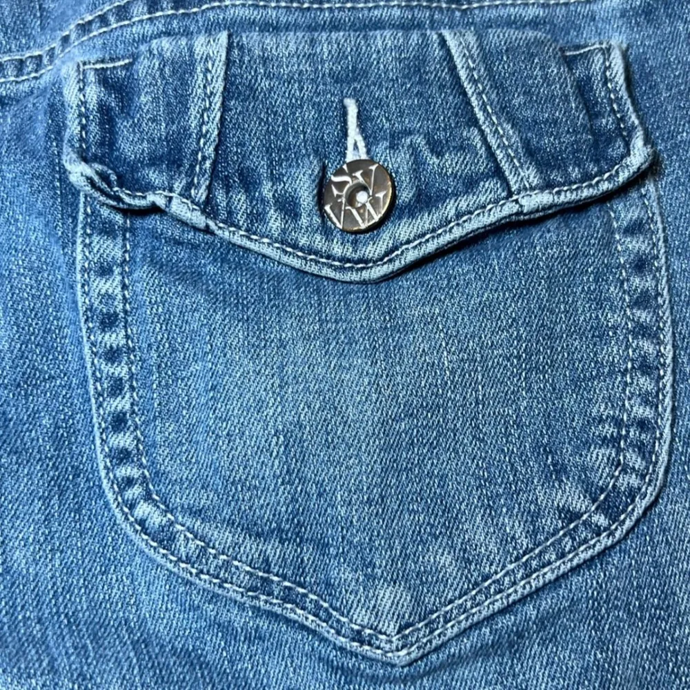 Simply Vera Vera Wang Blue Jeans Womens 14 Denim Straight Leg Casual Everyday - Image 8