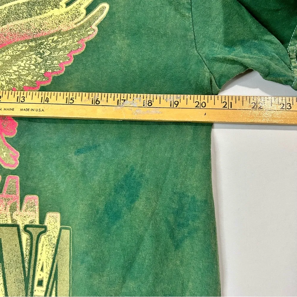 Nirvana Unisex In Utero Crewneck Graphic T-Shirt Green Large NWOT Grunge 90s - Image 6