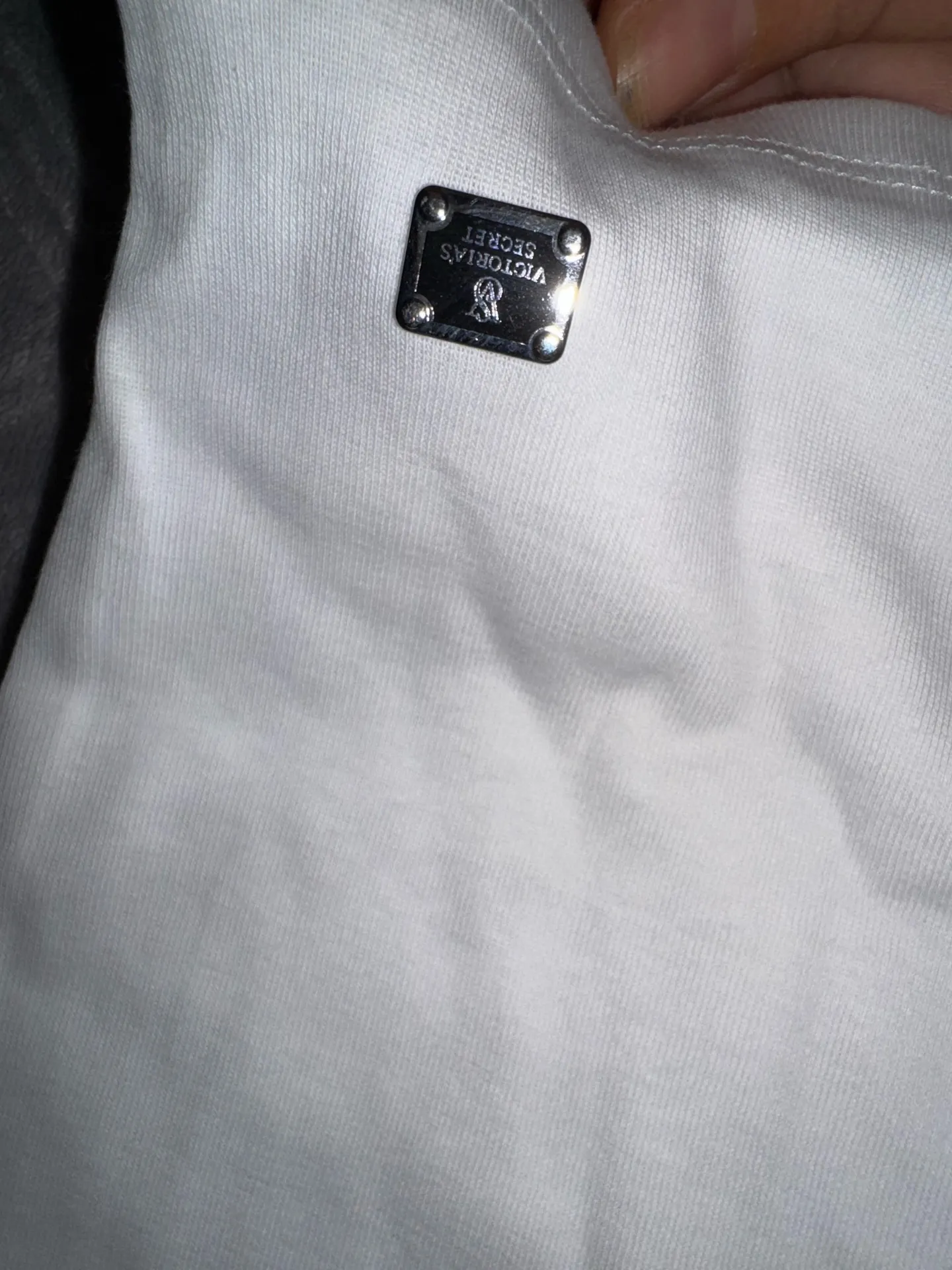 Victoria’s Secret 100% Cotton Tank & Shorts Pajama Set white  size L - Image 6