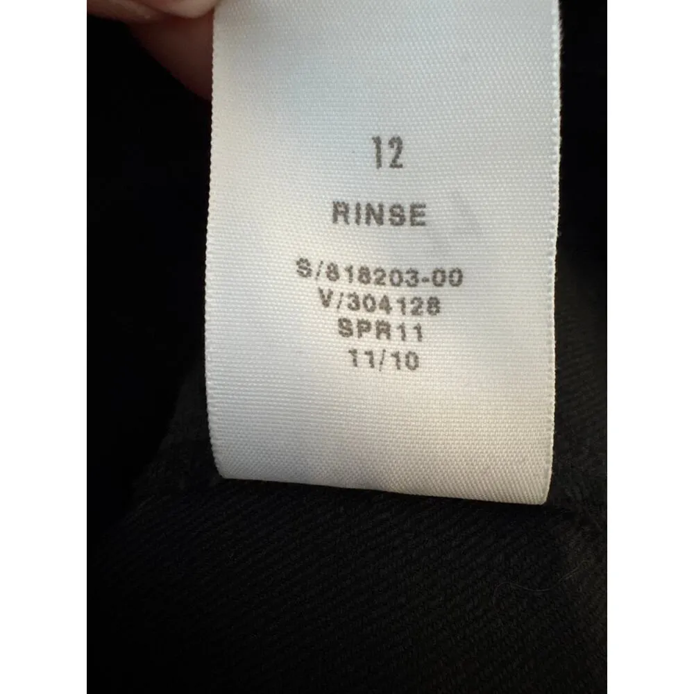 NWT 2011 Gap black denim strapless stretchy patchwork dress 12 - Image 13