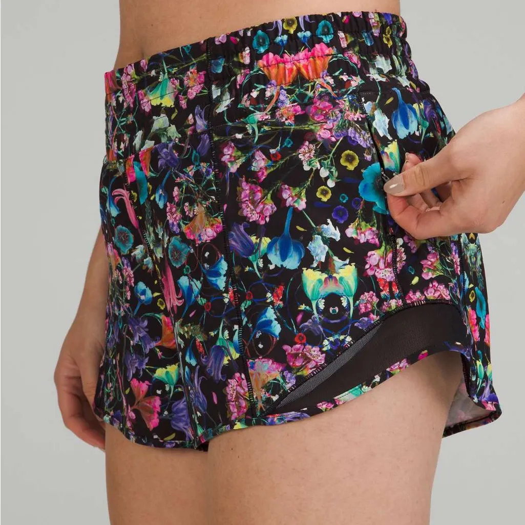 🖤🆕Lululemon Multi Floral Hotty Hot LR Lined Shorts✨NWT✨ - Image 2