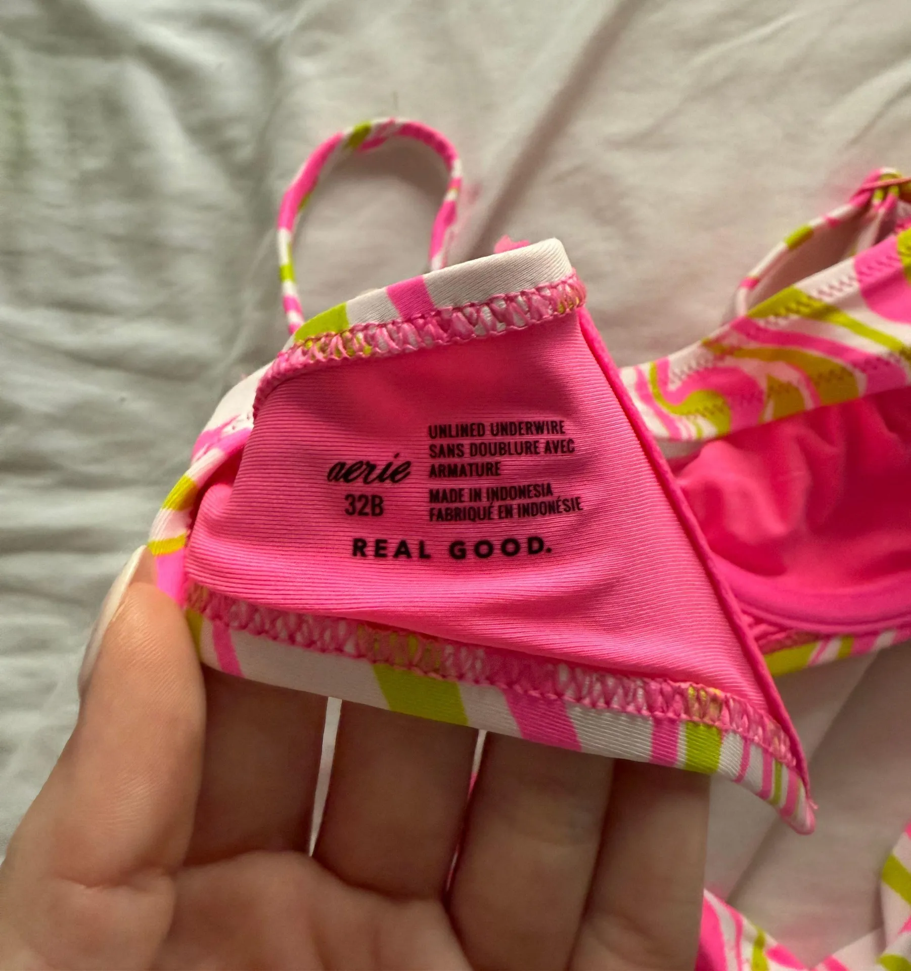 pink and green bikini set - Image 3