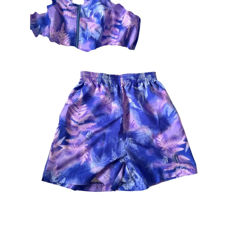 PRINCE Vintage Women's Purple Windbreaker Shorts Set Size Small - Image 9