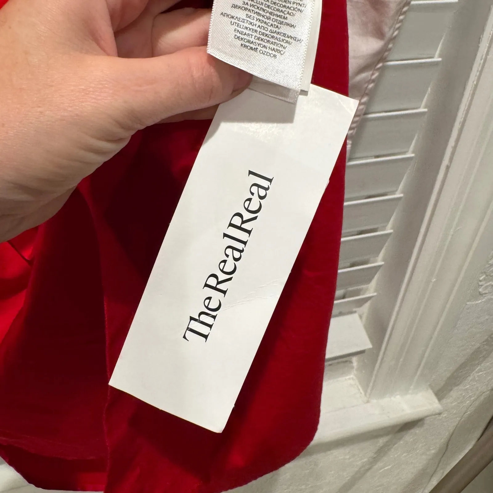 Ralph Lauren Polo Colorblock Shirt Dress Navy Red White Logo Embellished Size 0 - Image 8