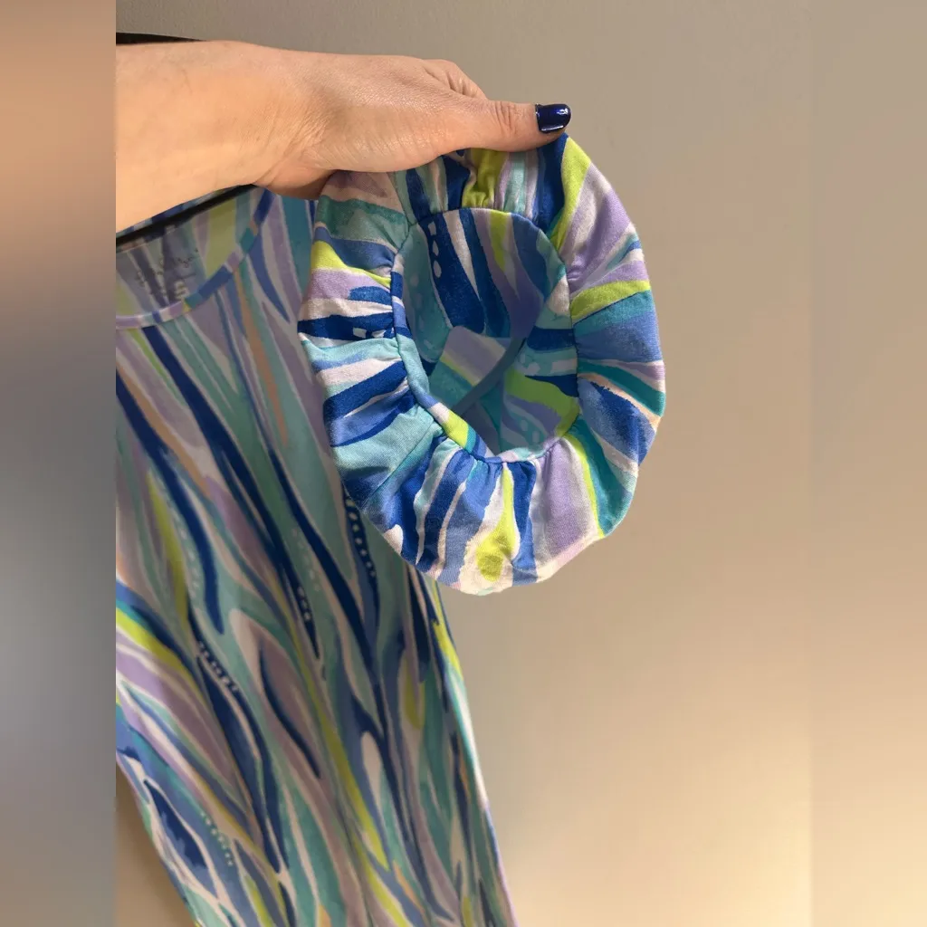 Lilly Pulitzer Lindell Balloon Sleeve Casual Dress in Shore Perfection Women’s S - Image 5