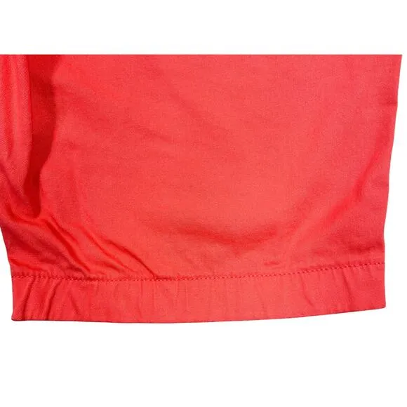 St. John's Bay‎ Bermuda Shorts Sz 12 Coral Peach Pink Stretch Modest Vacation - Image 6