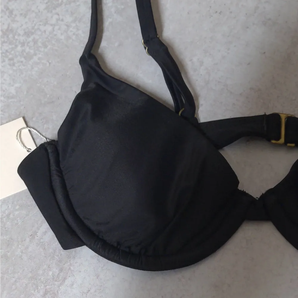 Andie Swim The Sicily Top Black Bikini XS - Image 3