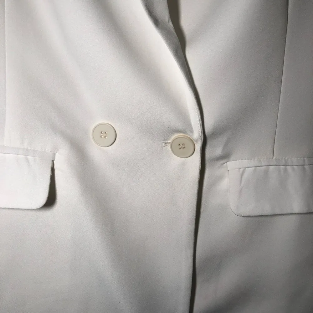 Princess Polly White  Oversized High Waisted Suit Set Size US 4 - Image 6